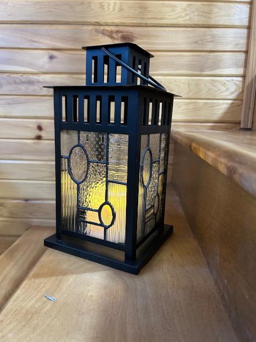large lantern stained glass all sides 1
